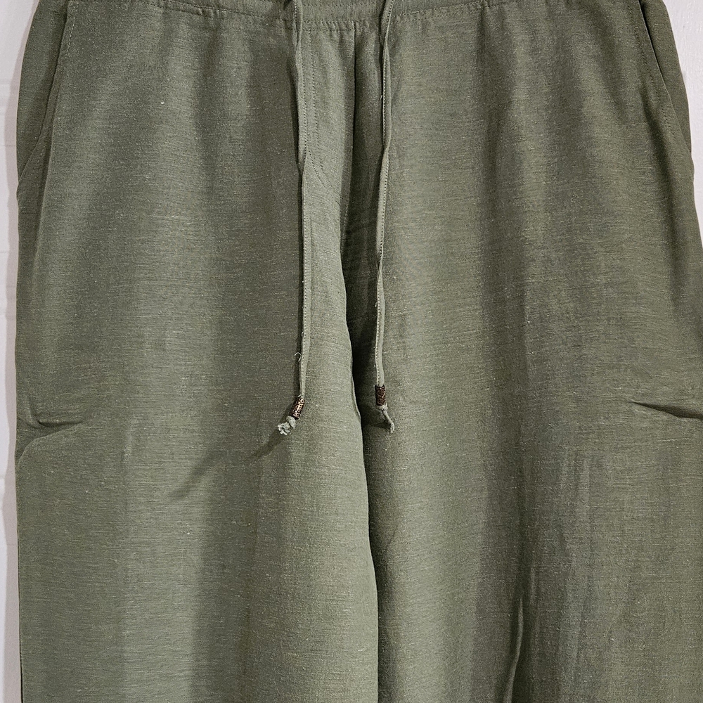 Bare Anthology Olive Wide Leg Pants - Picture 3 of 6